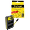 Patona Caricatore USB intelligente a doppio LCD per Fuji NP-W126 "