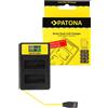 Patona Caricatore USB SmartDual LCD per Canon LP-E8"