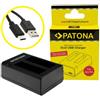 Patona Caricatore doppio USB per Insta360 Ace / Ace Pro, incluso cavo USB-C "