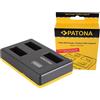 Patona Caricatore triplo USB per Canon LP-E17"