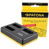 Patona Caricatore triplo USB per Nikon EN-EL14 1 "