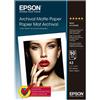 Epson Carta Carta d'archivio opaca A3 50 fogli"