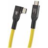 COBRAUNION Da USB-C a USB-C 90° - Cavo Tether 5m giallo"