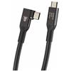 COBRAUNION Da USB-C a USB-C 90° - Cavo Tether 5m nero"