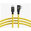 COBRAUNION Da USB-C a Micro-B 90° - Cavo Tether - giallo / 5Gbit/s 5m giallo"