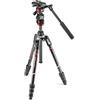 Manfrotto Kit carbonio Befree Live Twist con testa video fluida "