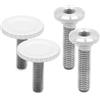 Peak Design Viti di ricambio Bolt Pack per Capture Clip v3 argento"