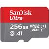SanDisk scheda microSDXC+adattatore SD A1 Classe 10 UHS-I, scheda di memoria 150MB/s 256 GB"