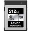 Lexar CFExpress Professional Tipo B Argento - 1750MB/s 512 GB"