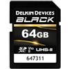 Delkin Scheda SD rugged UHS-II nera (V90) 64 GB"