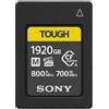 Sony Difficile Scheda CFexpress tipo A R 800 MB/S / W 700 MB/S 1920 GB"