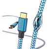 Hama Cavo USB Reflectiv da USB-C a USB-C 1,5 M Blu "