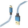Hama Cavo USB Reflectiv da USB-C a USB-A 1,5 M Blu "