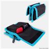 Lens-Aid Borsa per 4 batterie + scomparto con cerniera "