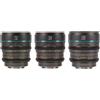 Sirui Night Walker 24+35+55mm T1.2 S35 Cine Set con custodia Supporto RF Grigio metallo"