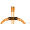 Tether Tools Strumenti LeverLock + Kit di cavi Optima 10G da USB-C a USB-C, 9,4 m arancione"
