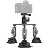Telesin Supporto PRO a tripla ventosa per GoPro "