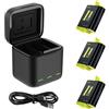 Telesin Box di ricarica + 3x batteria GoPro 9/10/11 "