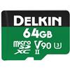 Delkin Scheda di memoria microSD POWER UHS-II (V90) 64 GB"