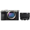 Sony Corpo Alpha 7C II (ILCE-7CM2) + SEL 28-60 mm argento"