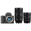 Sony Videocamera Vlog Alpha ZV-E10 II + SEL 16-55mm f/2.8 G + SEL 70-350mm f/4.5-6.3 G OSS "