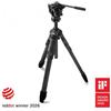 Manfrotto Un ibrido Alluminio Treppiede + testa fluida 500X"