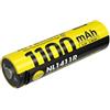 Nitecore Batteria agli ioni di litio 14500, 1100mAh, USB-C, NL1411R "