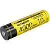 Nitecore Batteria agli ioni di litio 18650, 4000mAh NL1840HP"