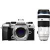 OM SYSTEM OM-5 II + M.Zuiko Digital ED 50-200 mm f/2.8 IS PRO argento"