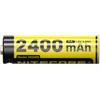 Nitecore Batteria agli ioni di litio, 1,5 V, USB-C, 2400 mAh, confezione da 4 "