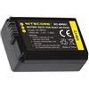 Nitecore Batteria per fotocamera NP-FW50 per Sony "