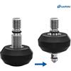 Leofoto Piedino per treppiede TFV combinazione piedino in gomma/spike "