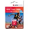 Agfaphoto scheda SDXC da 64 GB Classe10 W 50MB/s, R 100MB/s "