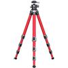 Leofoto Treppiede in carbonio LA-324C Athena Red + testa a sfera LH-40 "