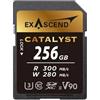 Exascend Scheda di memoria Catalyst SDXC UHS-II, C1 V90, 300/280 MB/s 256 GB"
