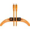Tether Tools Cavo dati TetherPro Optima 10G con TetherBoost USB-C 3 m (arancione)"