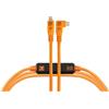 Tether Tools Cavo dati TetherPro Optima 10G con TetherBoost USB-C ad angolo retto - 3 m (arancione)"