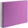 goldbuch Album a spirale Bella Vista senza finestra 35x30 40 pagine bianche lavanda"