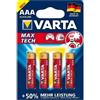 Varta Batteria 4703 Max Tech confezione da 4 pezzi"
