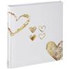 Hama Album libro Lazise, 29x32 cm, 50 pagine bianche, oro "