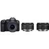 Canon EOS R6 Mark II + RF 24-105 mm F4-7.1 IS STM + RF 16 mm f/2.8 STM + RF 50 mm f/1.8 STM "