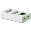 Tilta Caricabatterie per NP-W126S Verde cenere Caricatore singolo"