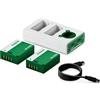 Tilta Caricabatterie per NP-W126S verde bosco 2 batterie + 1 caricatore"