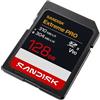 SanDisk SDXC Extreme PRO 310 MB/s in scrittura, 304 MB/s in lettura, UHS-II V90 128 GB"