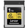 Lexar CFExpress Professional Tipo B 4.0 Gold - 3600 MB/s - Prodotto restituito senza confezione 1 TB"