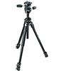 Manfrotto 290 DUAL Kit, alluminio, 3 segmenti, colonna centrale a 90°, testa panoramica a 3 vie "