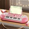 Tastiera Musicale con Microfono Altoparlanti Integrati Tastiera 25 Tasti