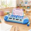 Tastiera Musicale con Microfono Altoparlanti Integrati Tastiera 25 Tasti