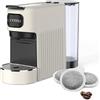 ELETTROFIX Macchina Caffè Cialde E.S.E. per Espresso Cremoso - 10 CIALDE COMPRESE, Macchine