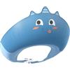 Generic Cappello da bagno per neonati - Silicone morbido, cuffia per doccia, visiera per shampoo | Protezione per testa per bambini regolabile con copertura per l'orecchio e design resistente al calore, scudo